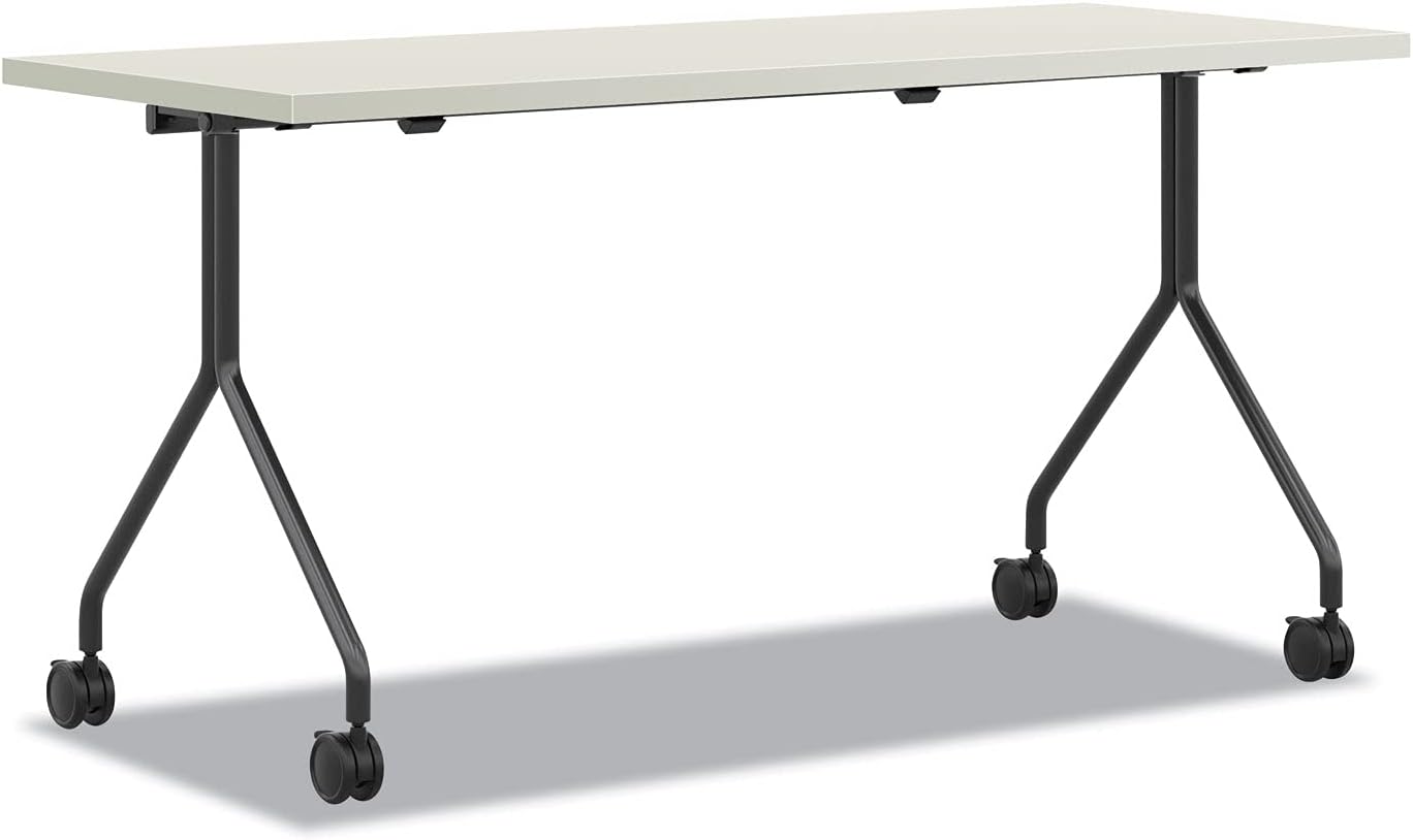 HON Between Silver Mesh Laminate Nesting Table, Gray