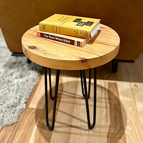 Modern Timber Craft Reclaimed Wood Hairpin Leg Table | 16