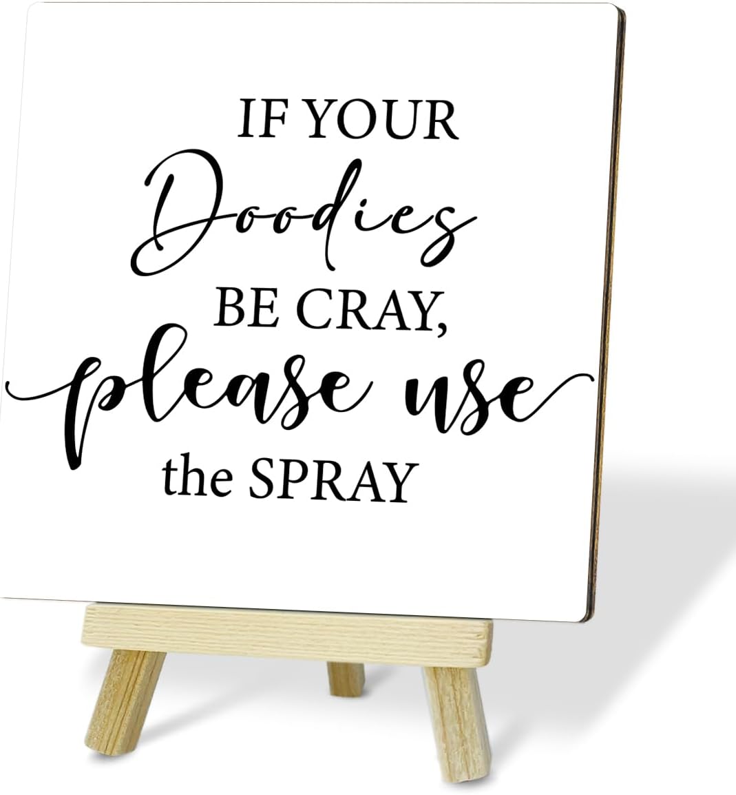 Inspirational Quotes Desk Decor Gifts for Women Men Her Him Friend, Positive Plaque With Wooden Stand Desk Decorations for Home Bathroom Toilet Shelf Tabletop (12)