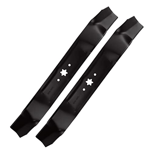 AEagle High Lift Blade Set for LT1040 LT1042 MTD 942-0616A 742-0616A Cub Cadet 742-04126 942-04126 742-0616 RZT-42 RZT42 Toro 112-0315, 2 Pack