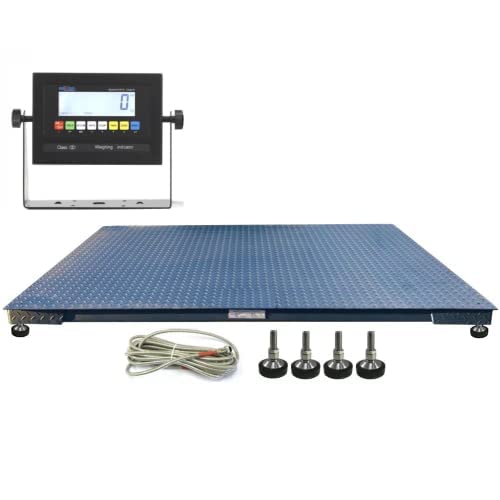 SellEton SL-700-2x2 Floor Scales with Digital Indicator for Warehouse Shipping and Heavy Duty Industrial Weighing (24
