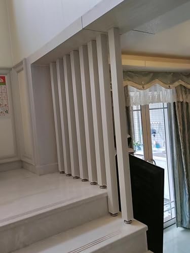 4 Pack Floor to Ceiling Room Dividers, Wall Partition Screen Aluminum Square Post for Hallway Entrance Bathroom Kitchen and Studio Apartment, 2 3 4 5 6 7 8 Ft Tall(C - 4 Pack,230cm/90.5in/7.54ft)