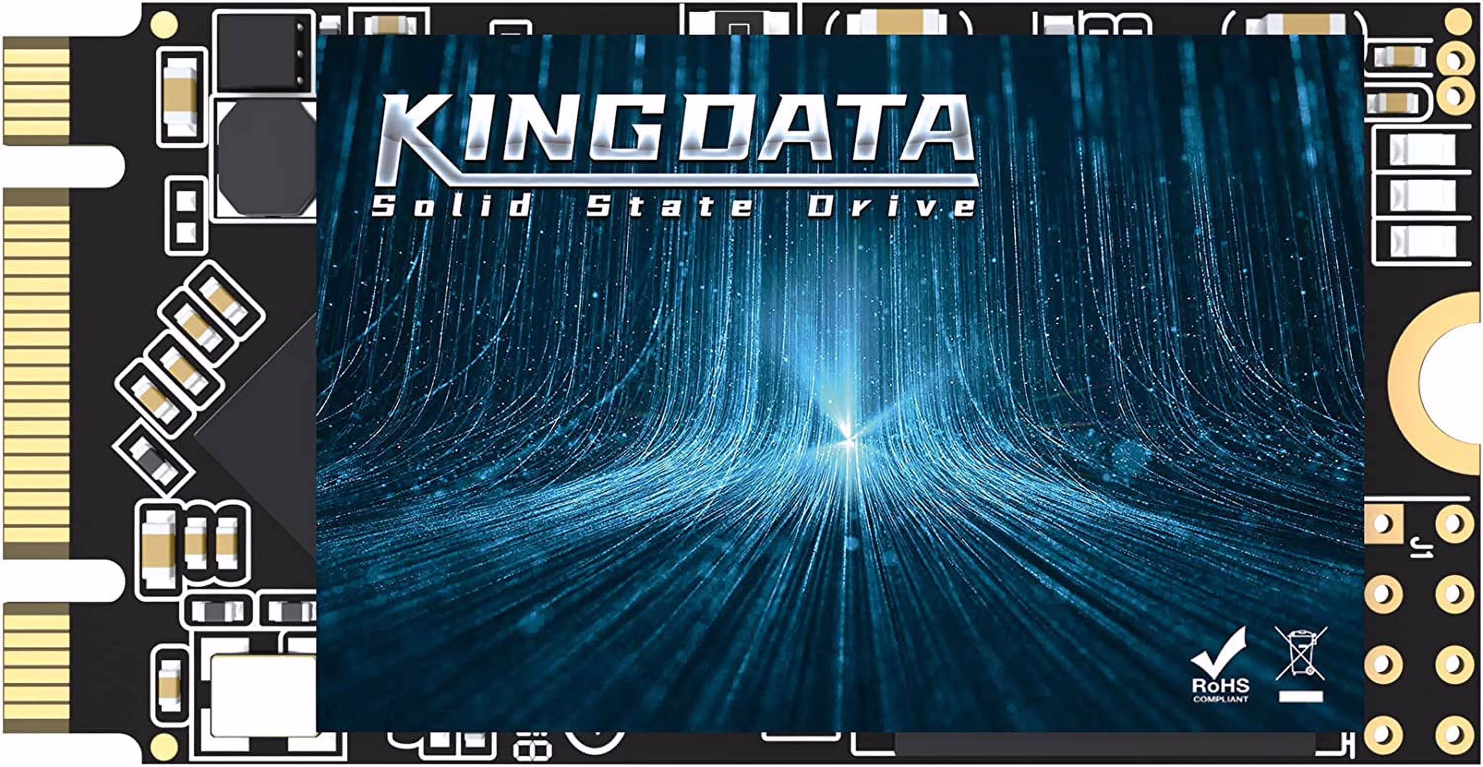Kingdata M.2 2242 SSD 256GB SATA III 6Gb/s, High-Performance Solid State Drive for Desktop Laptop