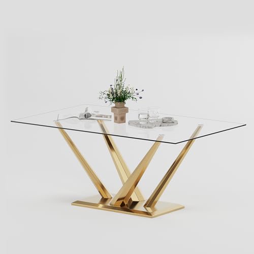 Luxury Glass Dining Table for 4-6, 63