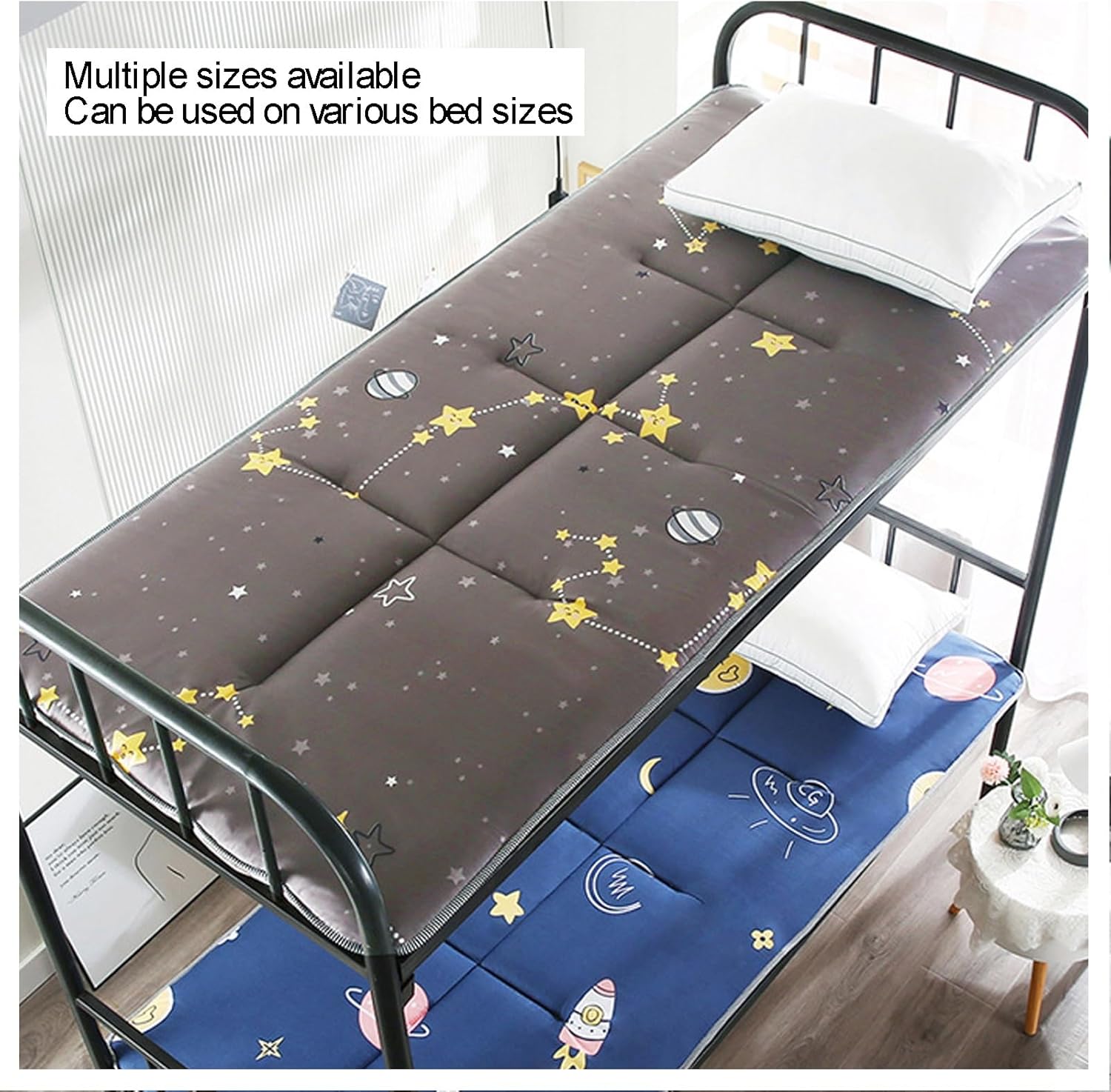 Foldable Mattress, Japanese Floor Mattresses Thick Tatami Mattress Roll Up Futon Mattress Portable Thai Massage Mattresses Non Slip and Breathable for Home Dormitory Travel Mattress (Color : 7