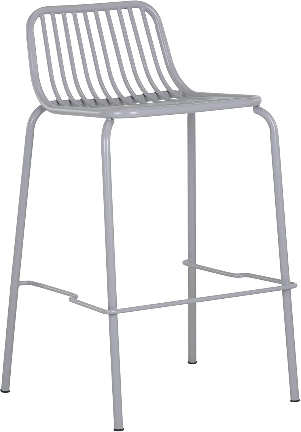 Cypress Outdoor Barstool - Silver (Set of 2)