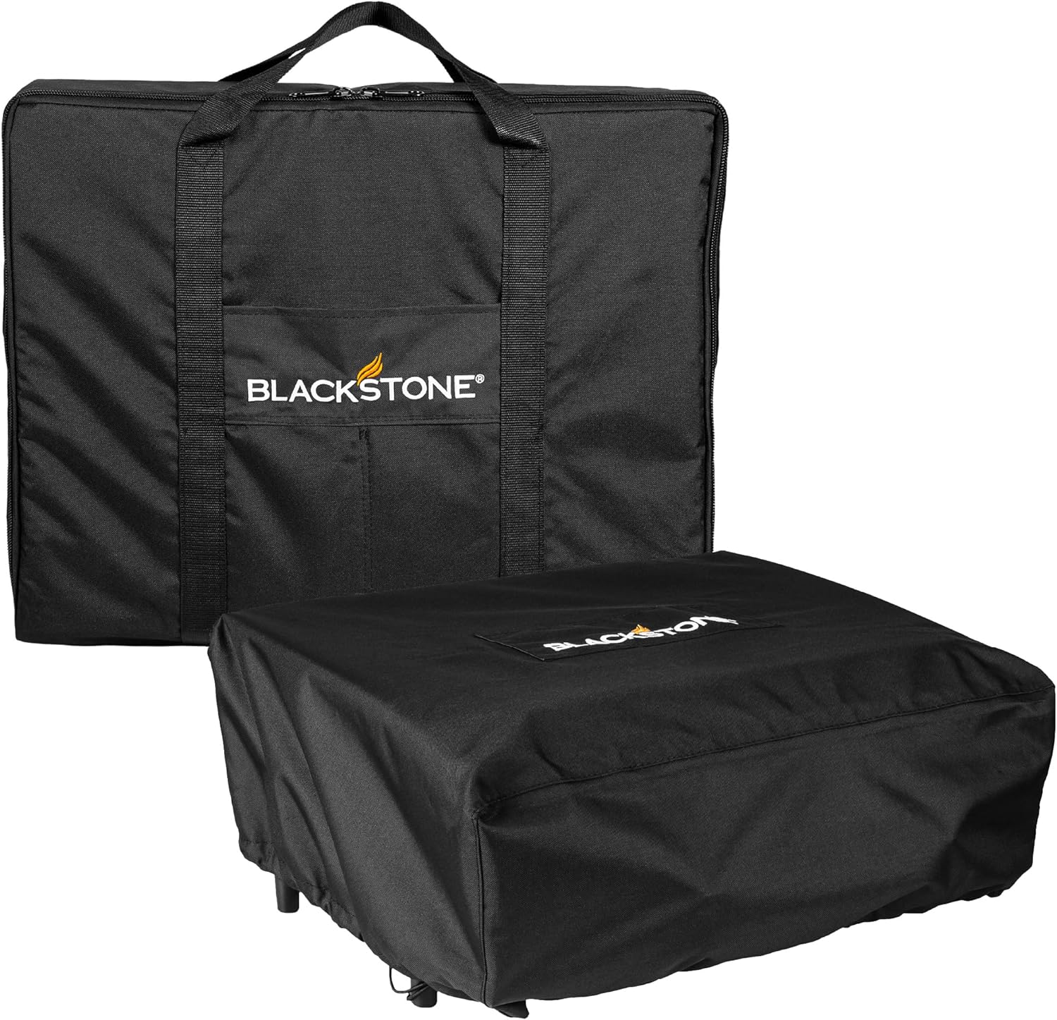 Blackstone Tabletop Griddle Cover & Carry Bag, 1722, Portable BBQ Grill Griddle Carry Bag & Cover for Travel - 600D Heavy Duty Weather Resistant Accessories, Black, 22 inch