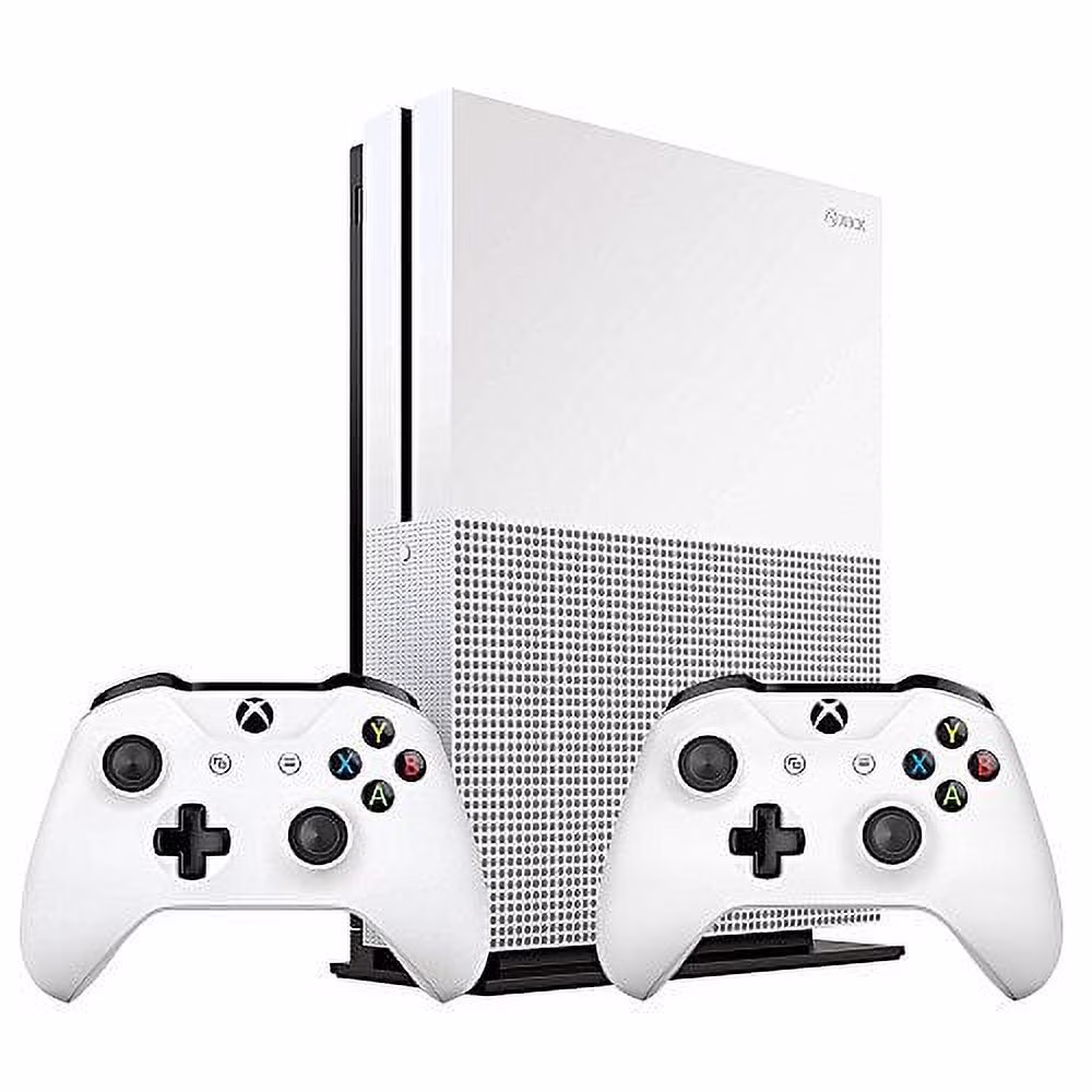 Restored Xbox One S 1TB Bundle Extra Xbox Wireless Controller White Console (Refurbished)