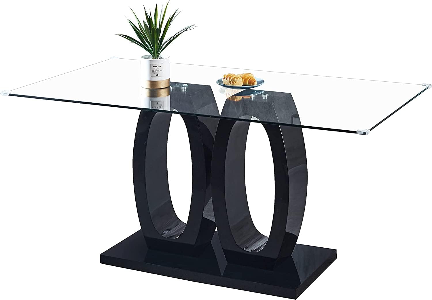 Henf White Dining Table for 6, 63