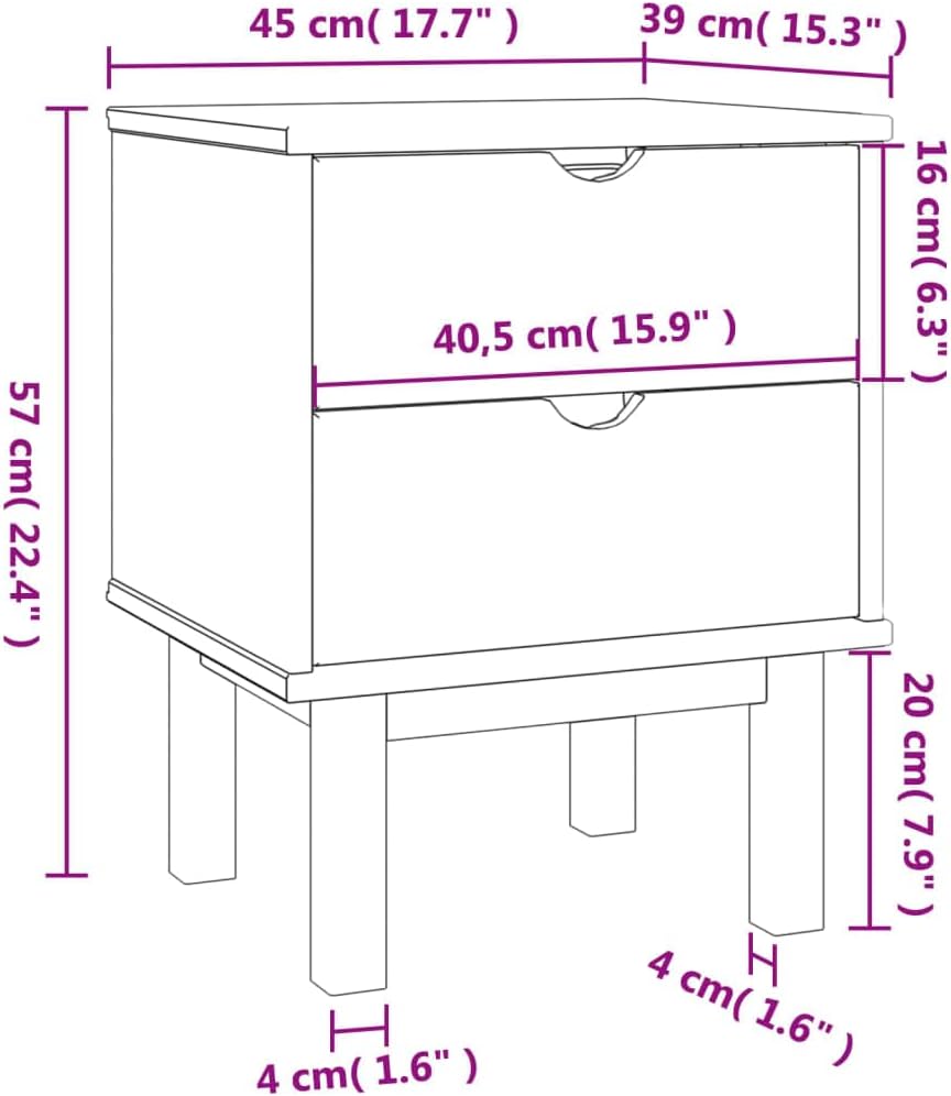 Bedside Cabinet OTTA 18.1