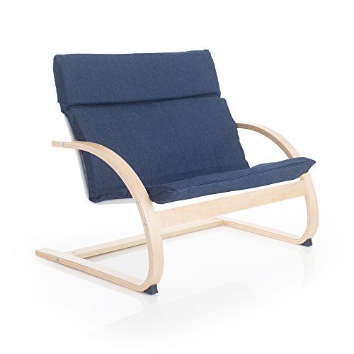 Guidecraft Nordic Couch - Red: Rocker Couch For Kids, Toddlers Room & Classroom Furniture, School Chair