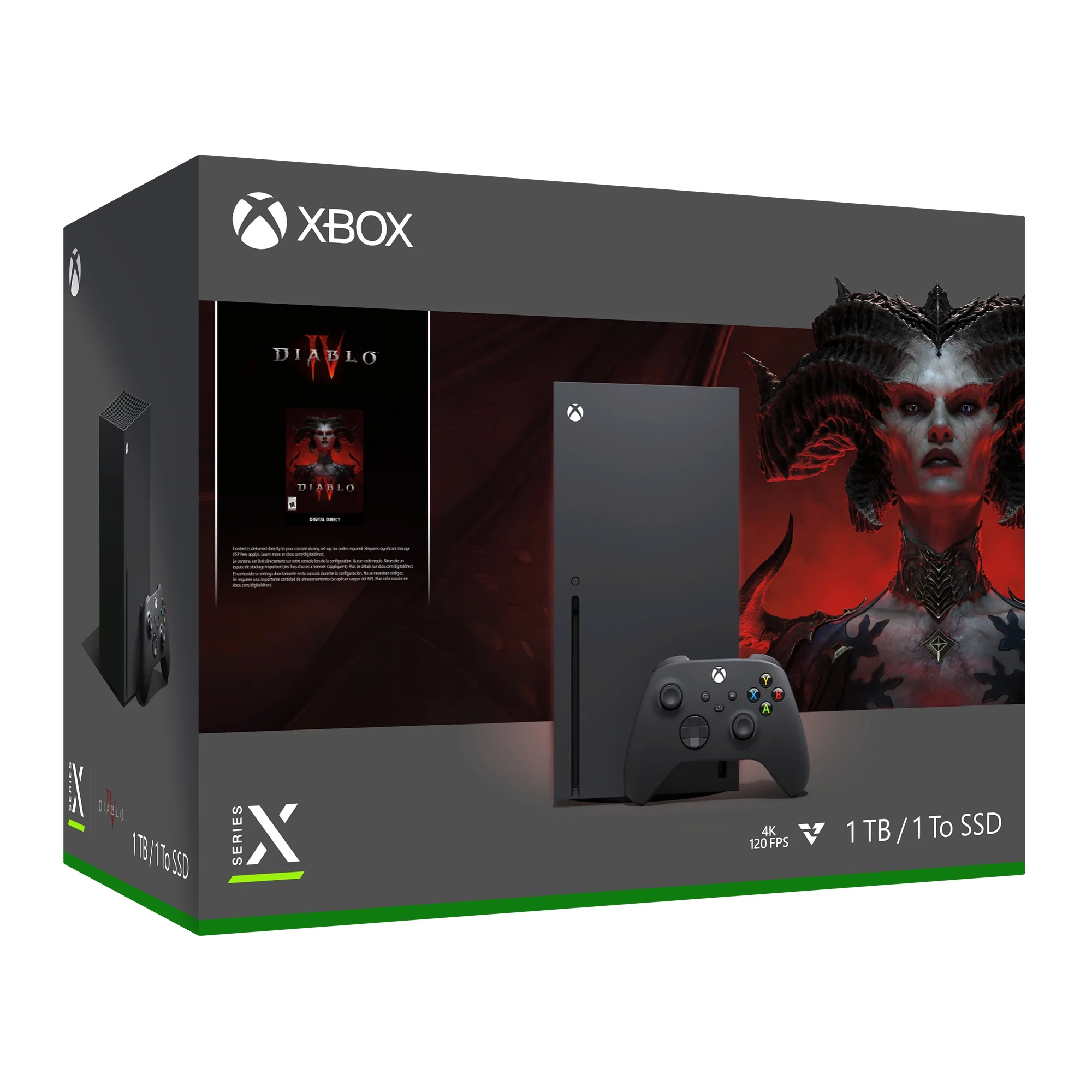Xbox Series X – Diablo IV Bundle: Gaming Experience in 4K with 12 TFLOP Graphic Power & 1TB SSD