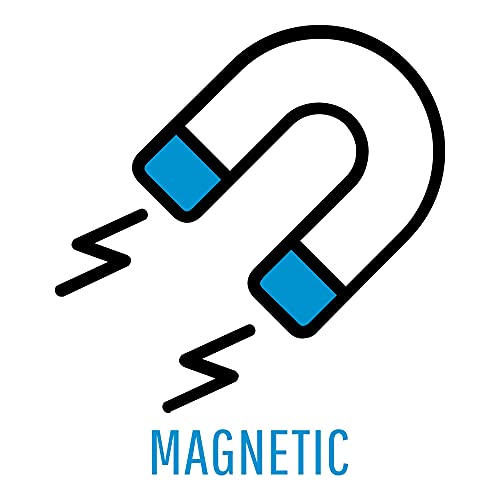 MasterVision Personal Cubicle Dry Erase White Board, Magnetic, Extra Wide, 14