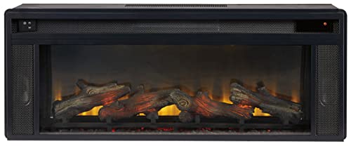 Signature Design by Ashley Entertainment Accessories Large Fireplace Insert Infrared Black