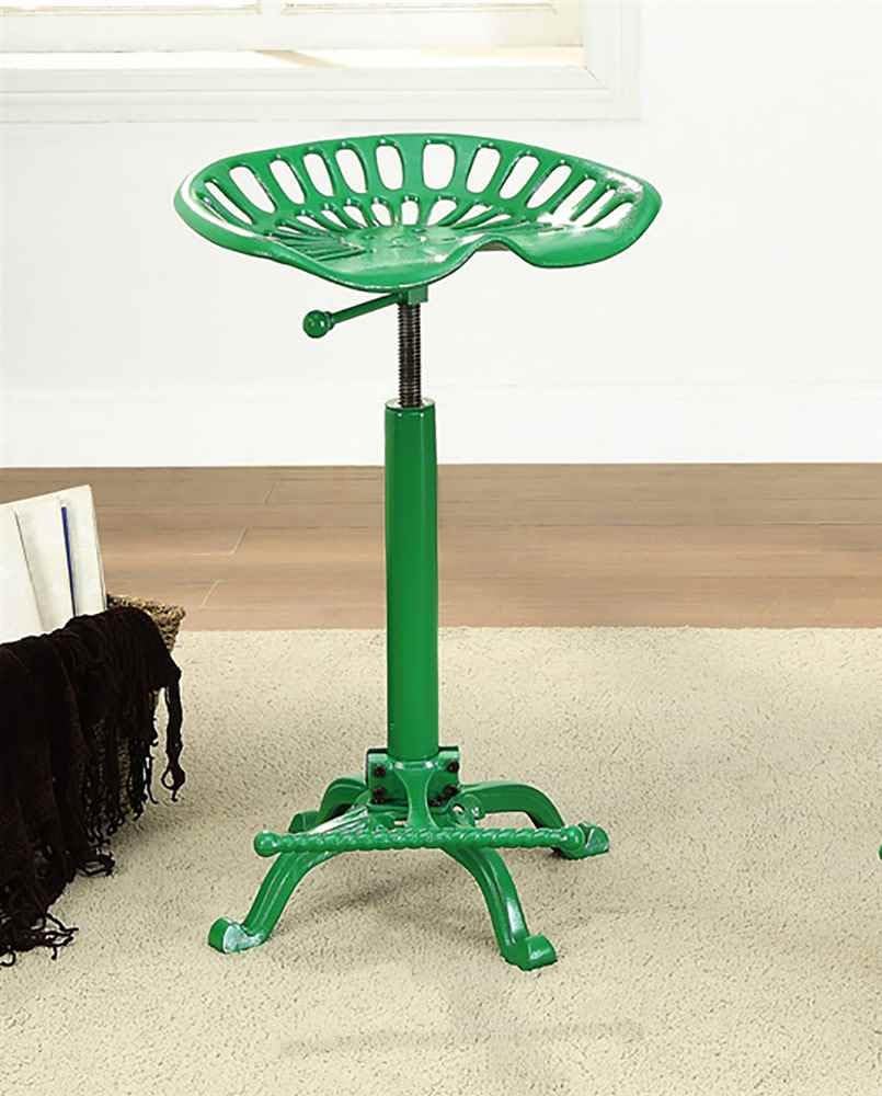 Adjustable Stool in Tractor Green Finish