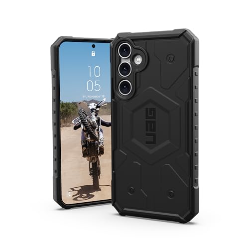 URBAN ARMOR GEAR UAG Designed for Samsung Galaxy S23 FE Case Pathfinder Clear Ice, Translucent Rugged Military Drop-proof Impact Resistant Non-Slip Protective Cover