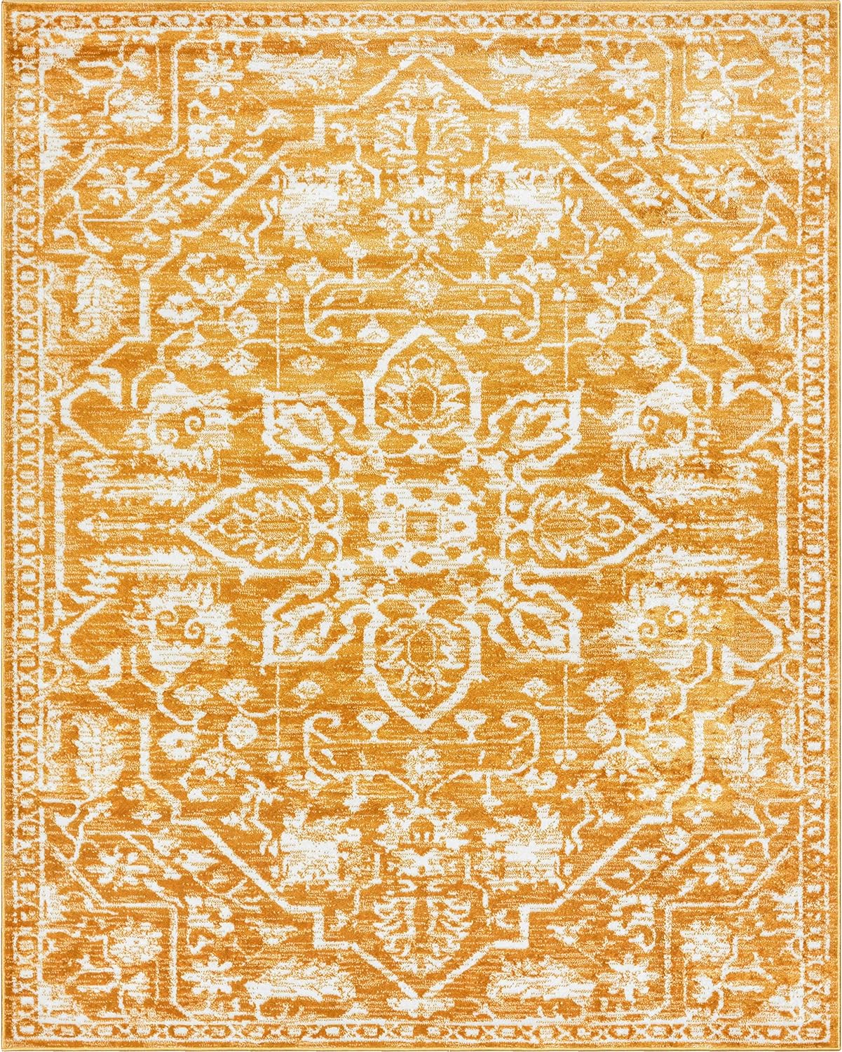 Well Woven Dazzle DISA Vintage Medallion Gold 3x5 (3'11