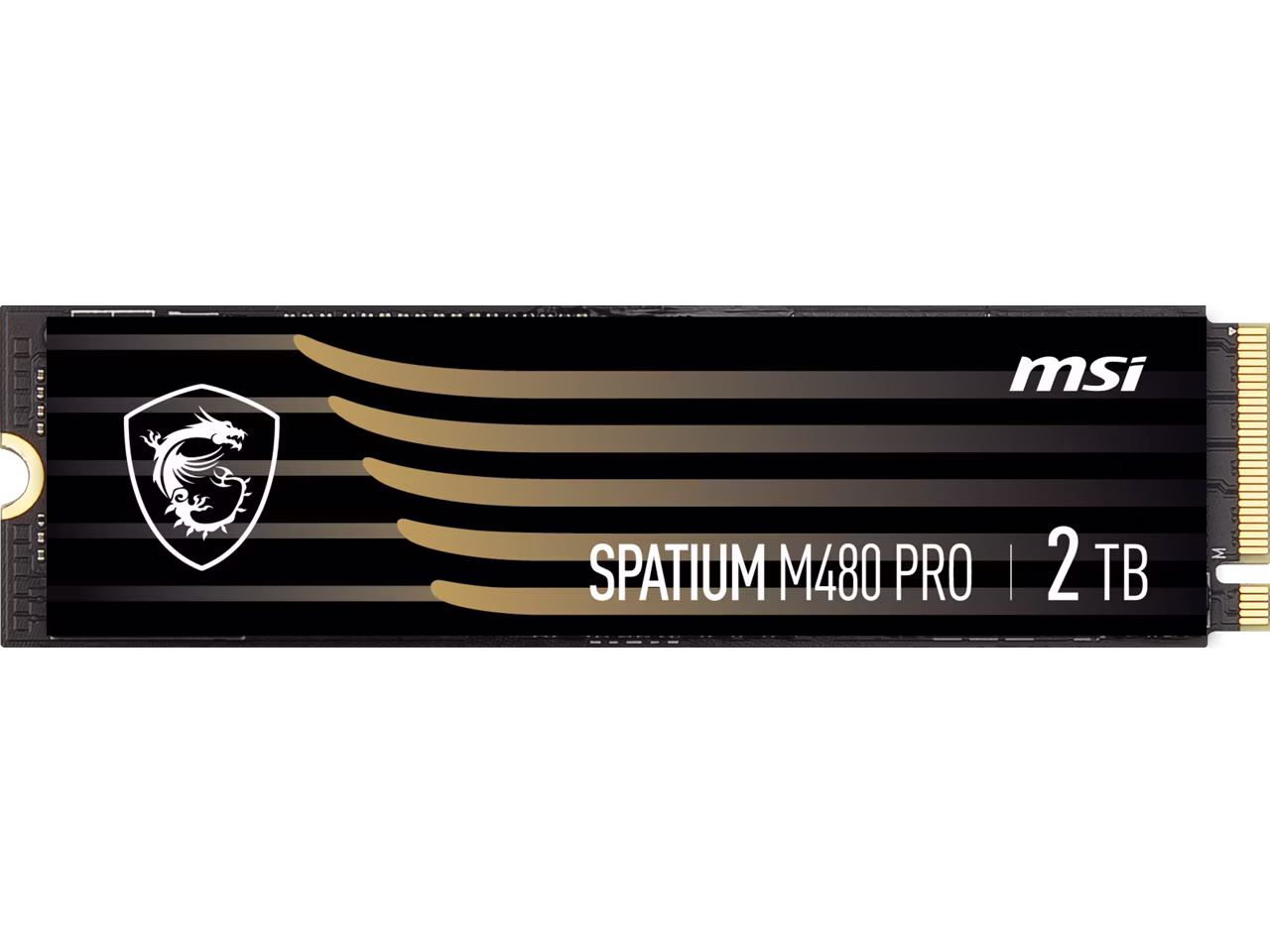 MSI SSD SPATIUM M480 PRO PCIe 4.0 NVMe M.2 2TB Internal Solid State Drive (SSD)