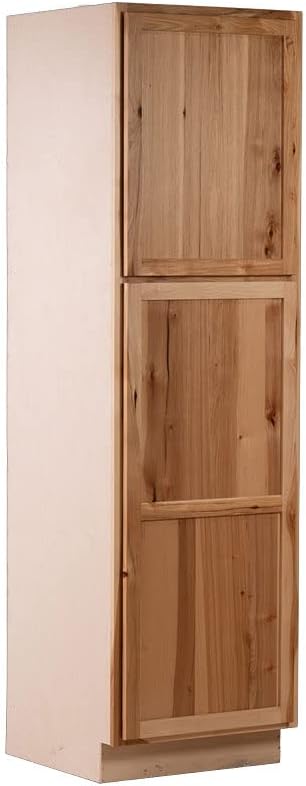 Quicklock RTA (Ready-to-Assemble) | Base Kitchen Cabinets - Shaker Style | 100% Plywood | Made in America | Soft Close Hardware (Rustic Hickory, 24
