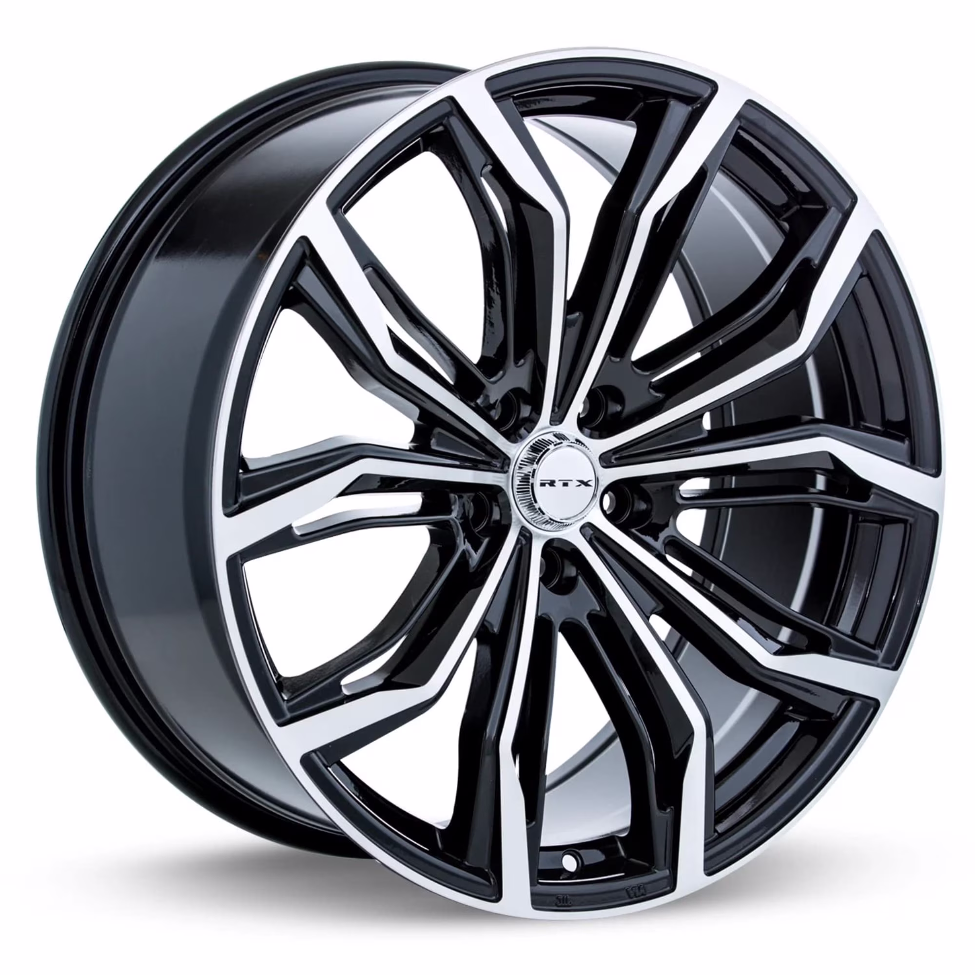 RTX Black Widow 20x9 5x114.3 ET38 CB73.1 Black Machined Wheel