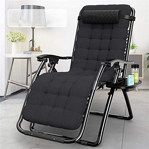 Lounge Chair, Garden s, Outdoor Zero Gravity Reclining Chair, Folding for Garden Beach Patio Deck, Style 2 Extra-Large Adjustable Desk