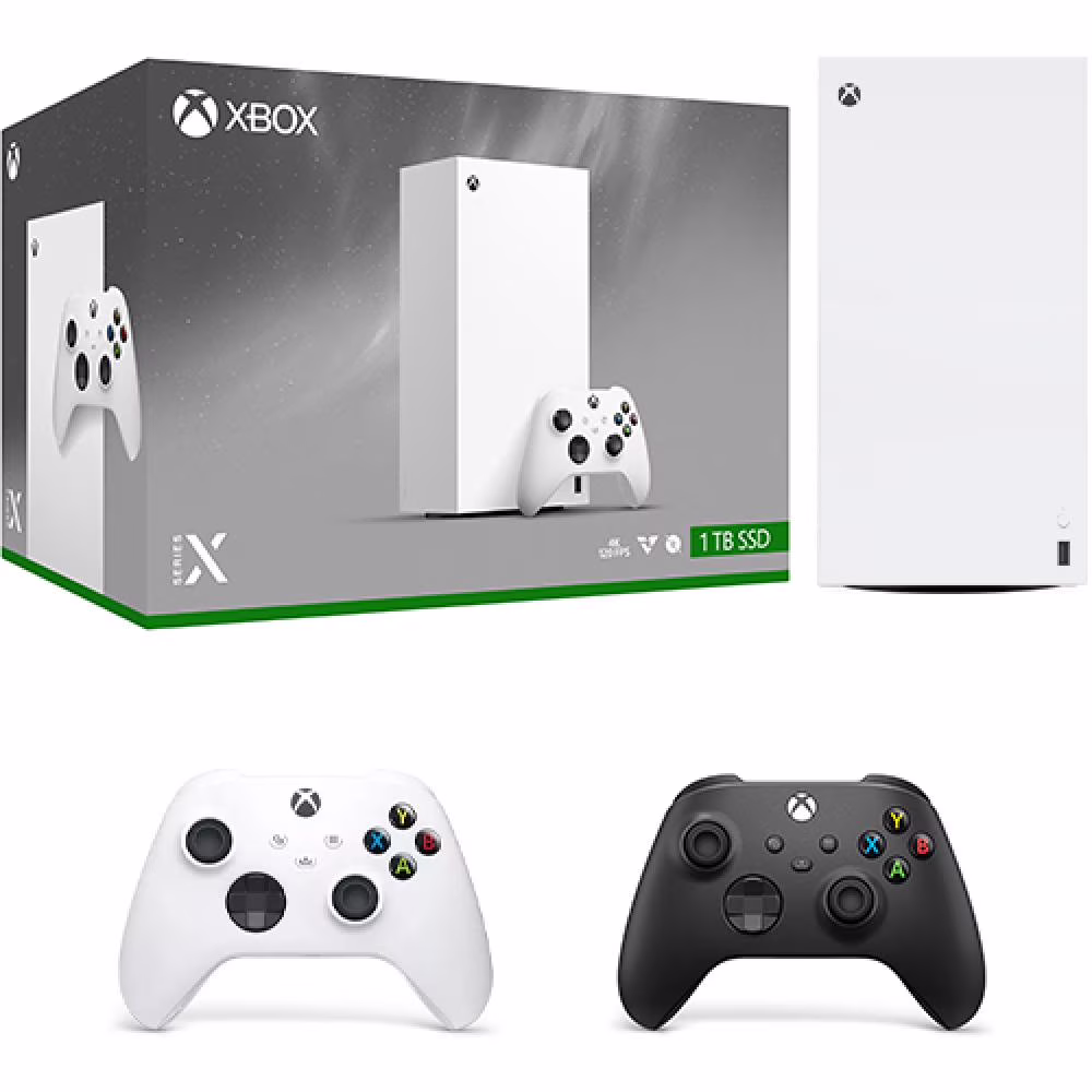 Microsoft Xbox Series X 1TB Digital Edition, Xbox Controller Carbon Black