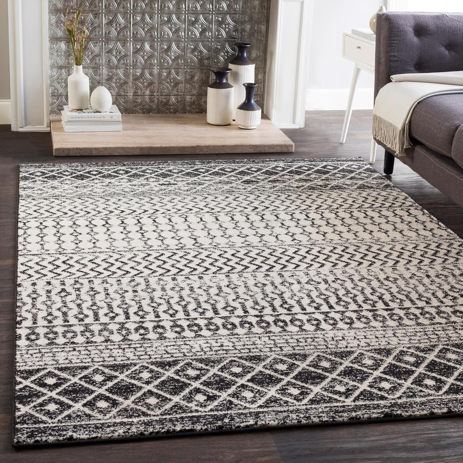 Livabliss Chester Boho Moroccan Area Rug,5'3