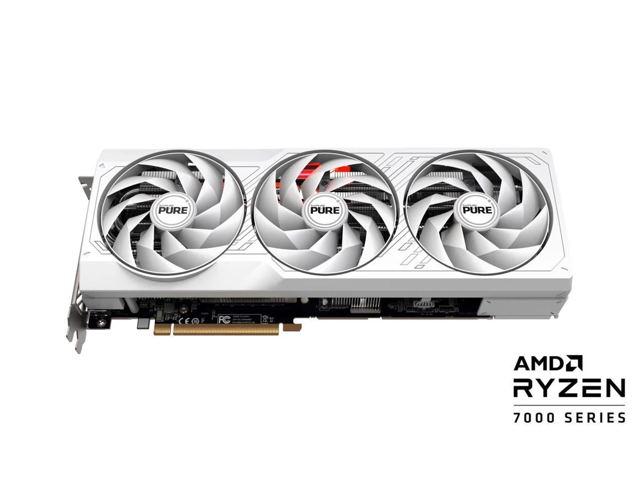 Sapphire PURE Radeon RX 7800 XT, 16GB GDDR6, PCI Express 4.0 x16, ATX Video Card