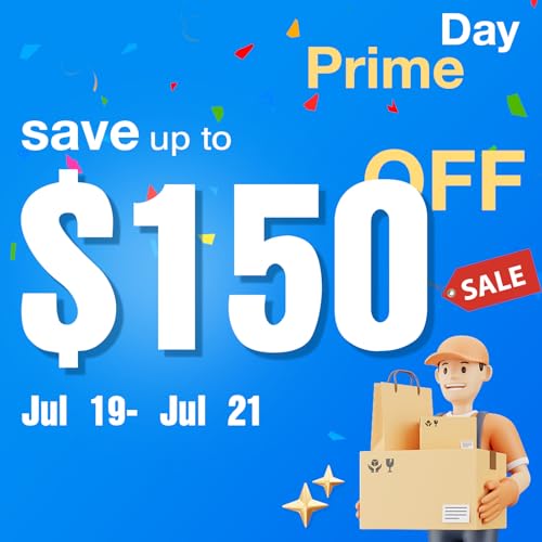 Patiorama 7 Piece Wicker Patio Furniture Set, Metal-Colored PE Rattan Outdoor Conversation Set Sectional Sofa with Water Resistant Cushion and Glass Table, Outdoor Couch, Porch, Backyard-Denim Blue