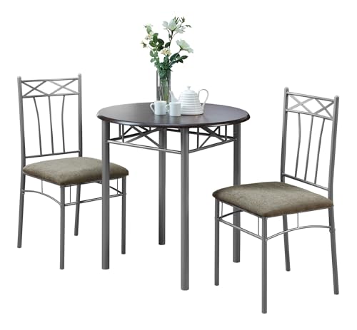 Monarch Specialties 3095 Dining Table, 3pcs Set, Small, 30
