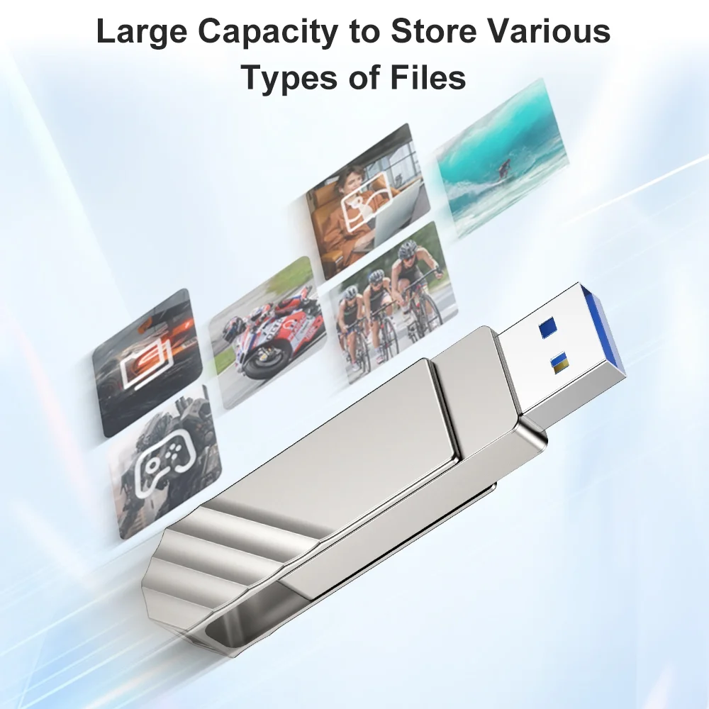 External Hard Drive 256G, KEXIN External SSD USB 3.2 Gen 1 Type C Thumb Drive up to 450MB/s Portable SSD, Silver