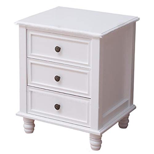 Nightstands Bed Table,Living Room Simple Locker, Bedroom Bedside Drawer Cabinet, Sofa Multifunctional Small Storage Cabinet (Color : Brown, Size : 453854.5)