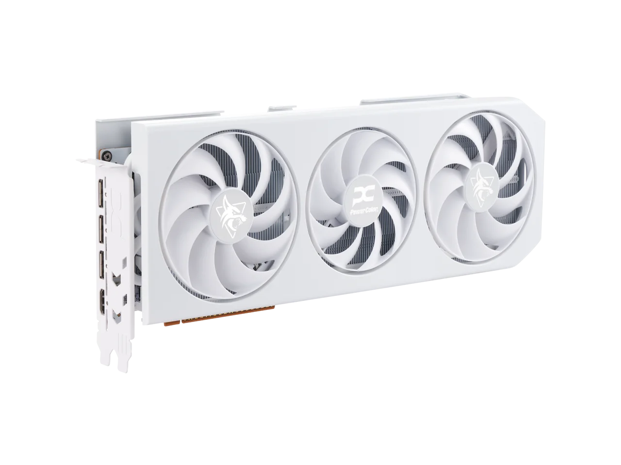 PowerColor Hellhound Radeon RX 9070 XT 16GB GDDR6 PCI Express 5.0 x16 Graphics CARD Hellhound Spectral White AMD Radeon RX 9070 XT 16GB GDDR6