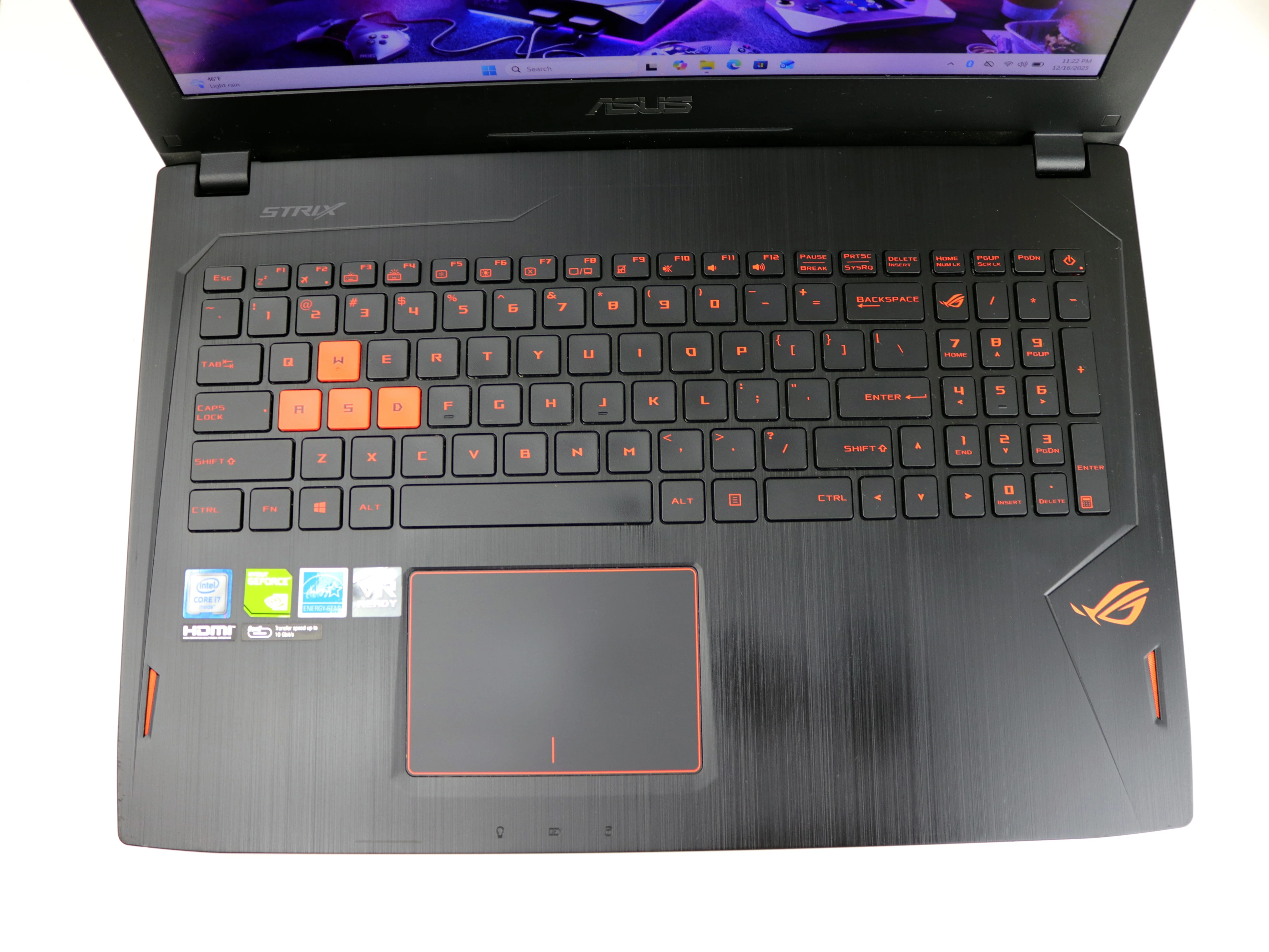 Pre-Owned ASUS ROG GL502VS 15.6" Laptop Intel i7-6700HQ 16GB 1TB SSD NVIDIA GTX 1070 8GB Windows 11