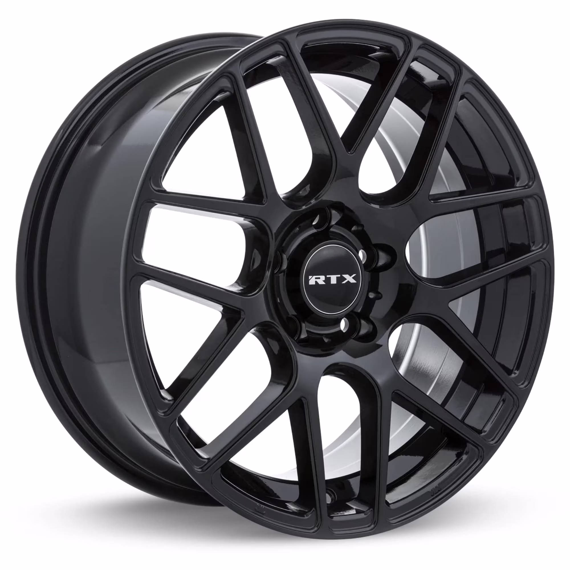 RTX ENVY 18X8 5X114.3 38ET 73.1CB GLOSS BLACK WHEEL