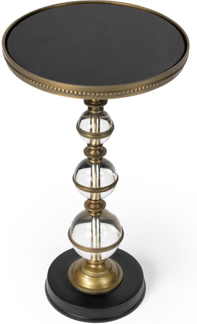 Butler Specialty Company Forella Granite & Acrylic Pedestal End Table