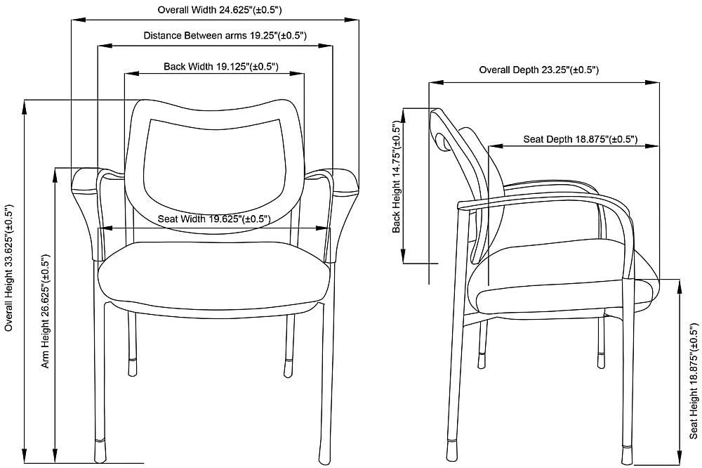 LLR60511 - Lorell Mesh Back Guest Chair