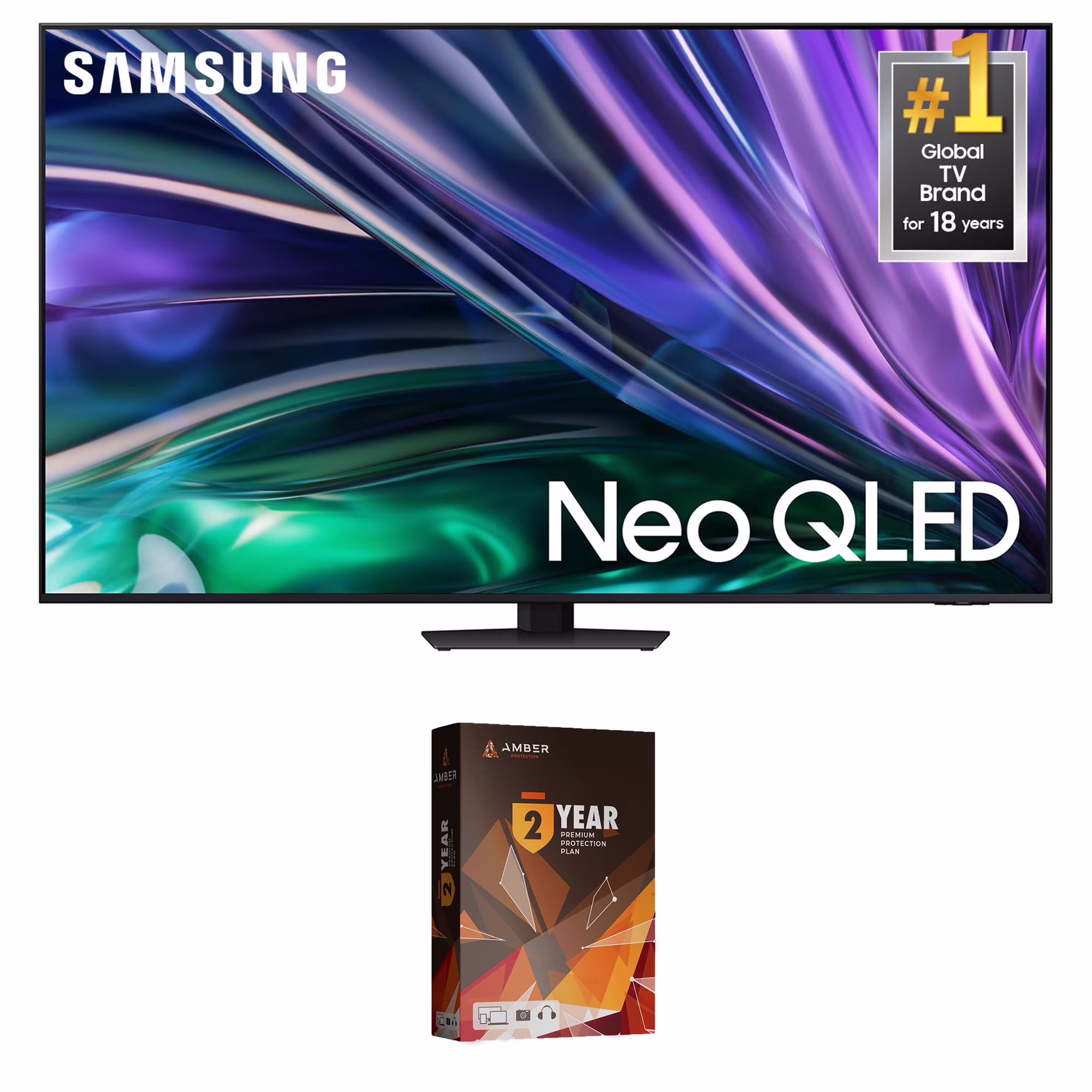 Samsung QN75QN85DBFXZA 75 Inch Neo QLED 4K Smart TV with Dolby Atmos and 2 Year Amber Protection Plan (2024)