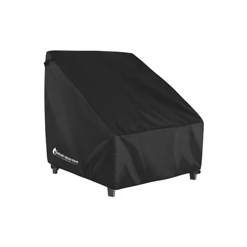 ULTCOVER Smart Selection Patio Chair Cover 2 Pack Waterproof & UV Protection Outdoor Furniture Adirondack Deep Seat Chair Cover 35W x 38D inches