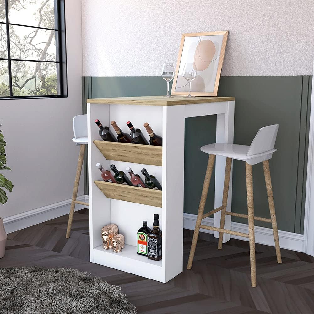 Kitchen Island Gunees, White -White -Kitchen