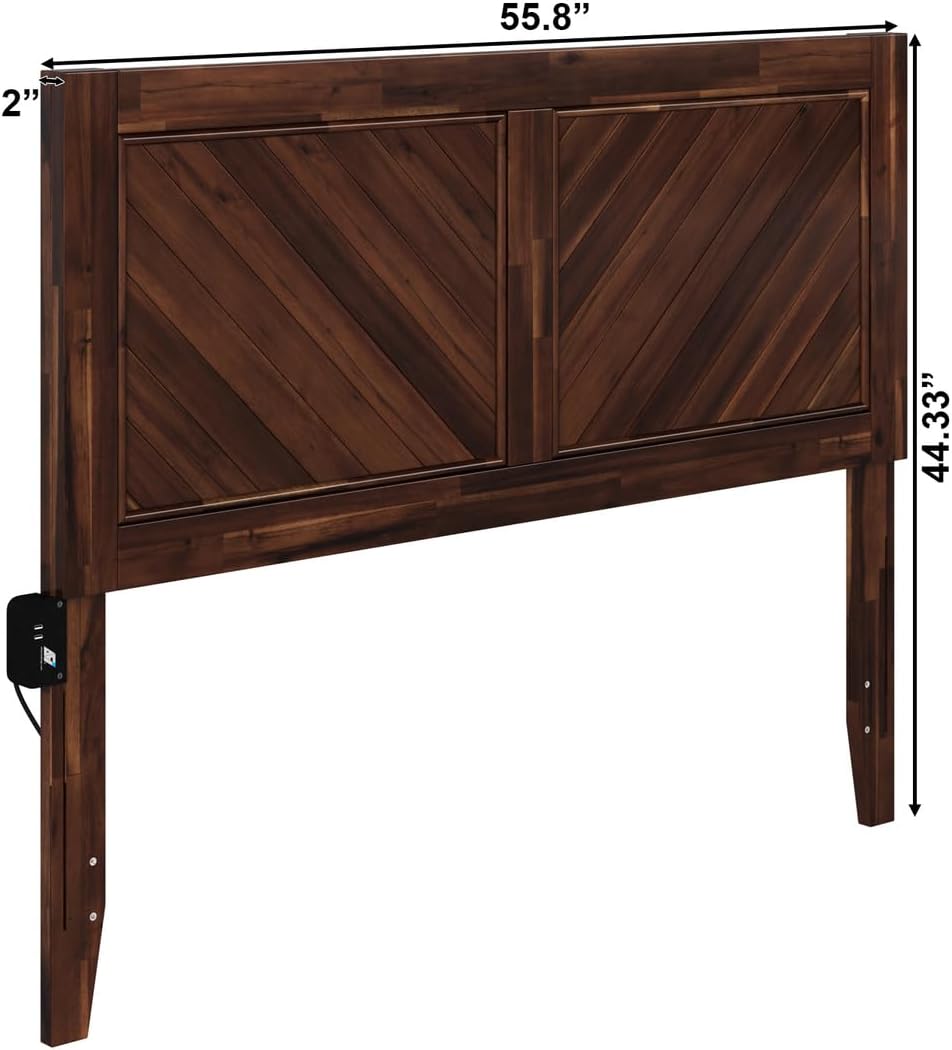 Southwestern Sanctuary Full Headboard in Barnwood