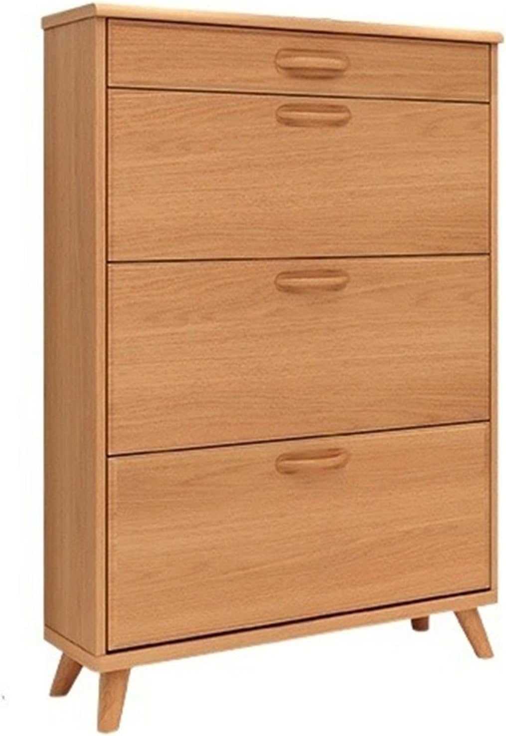 Shoe Storage Shelf Shoe Cabinet with 3 Flip Drawers, Space Saving Slim Shoe Storage Cabinet, Freesanding Shoe Organizer Rack Cabinet for Entryway Hallway Shoe Rack Organization Shelves (Color :