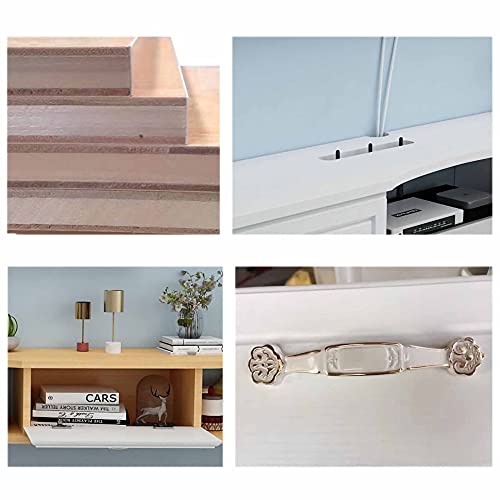 Floating TV Stand Cabinet TV Cabinet,Simple Small Apartment Floating TV Stand Cabinet,Matte Solid Wood Entertainment Floating Wall Unit,Multimedia Storage Shelf Hello