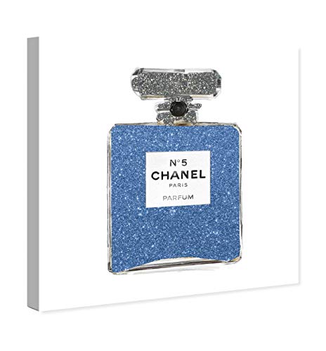 The Oliver Gal Artist Co. Fashion and Glam Wall Art Canvas Prints 'Periwinkle Classic Number 5' Home Décor, 12