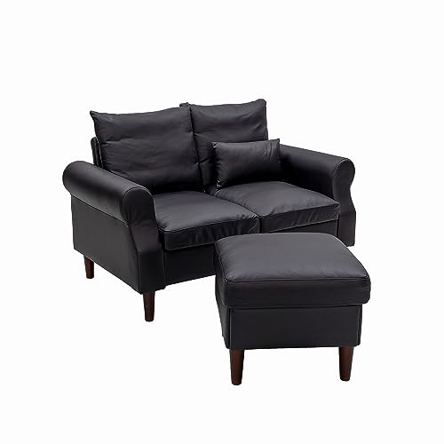 Panana 5 Seater Corner Sofa with Built in USB Charging Port Chaise, Left Corner Rolled Arms Sectional Couch (Brown, 5 seater LEFT corner with chaise)