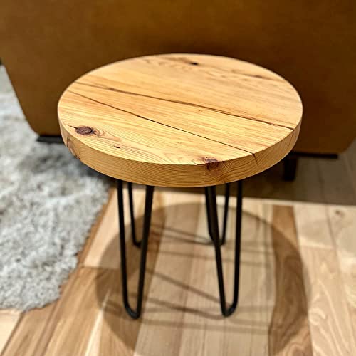 Modern Timber Craft Reclaimed Wood Hairpin Leg Table | 16