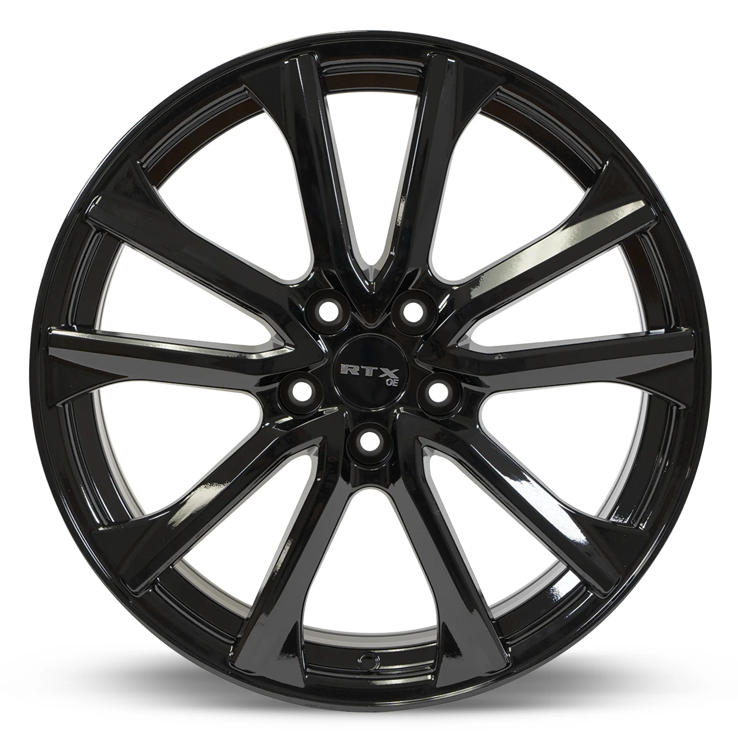 RTX Arai 18x7.5 5x114.3 ET45 CB67.1 Gloss Black Wheel