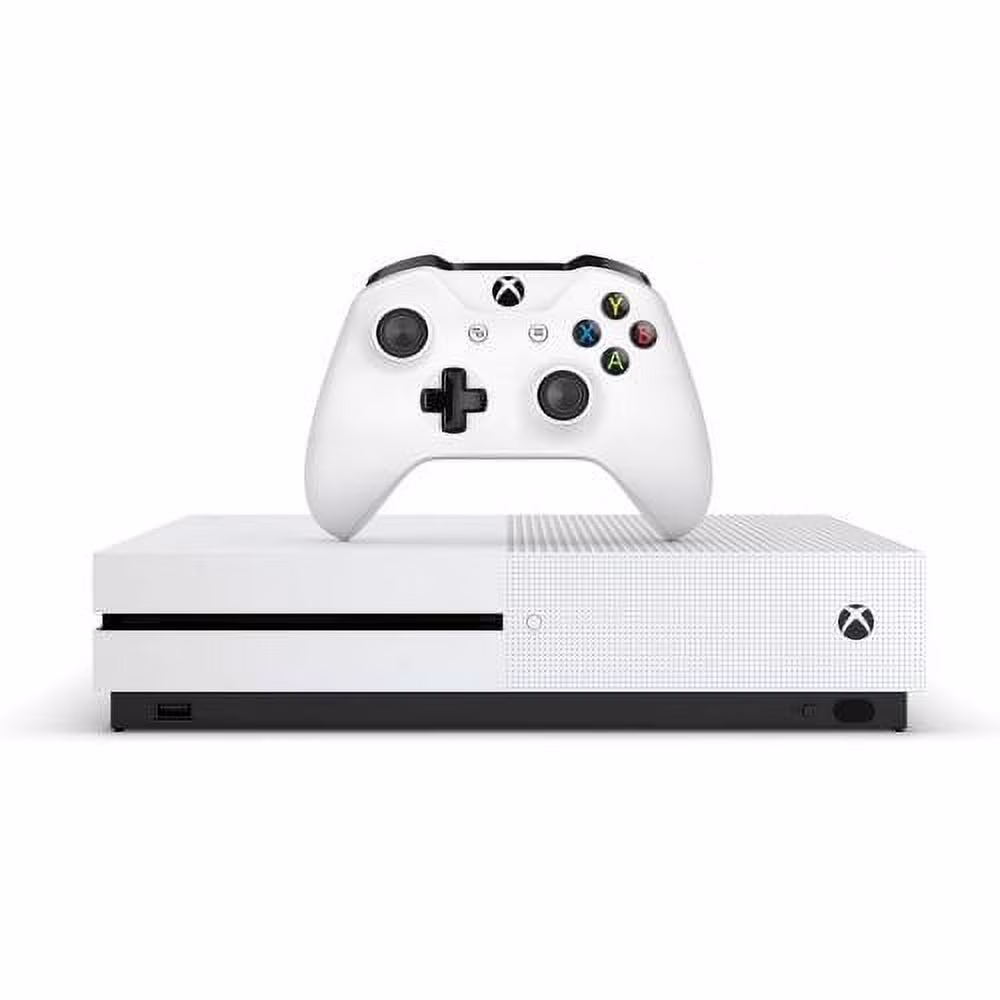 Restored Microsoft 234-00051 Xbox One S White 1TB Gaming Console with HDMI Cable (Refurbished)