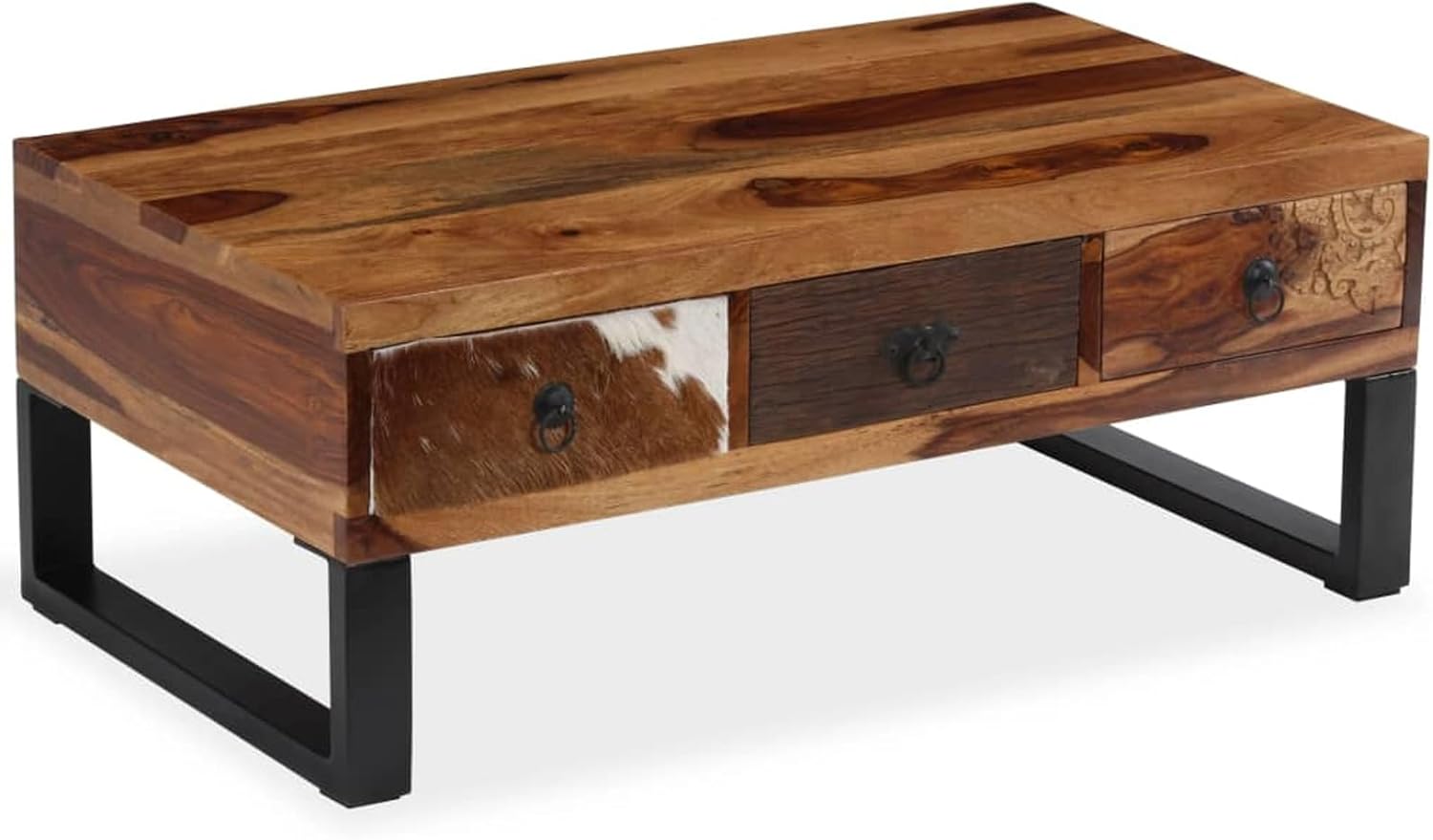 Coffee Table Solid Sheesham Wood 35.4