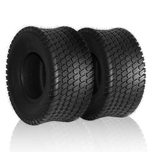 Set of 2 18x8.50-8 Lawn Mower Turf Tires 4PR 18x8.50x8 Golf Cart Garden Tubeless Tires